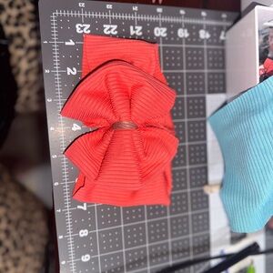Coral Bow Headband for Kids
